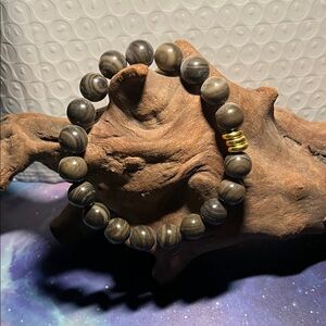 Coffee swirl Agate 10mm